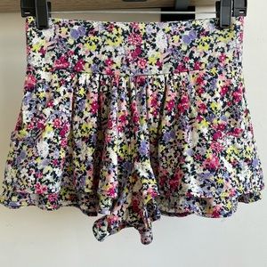 Express Floral Knit Shorts